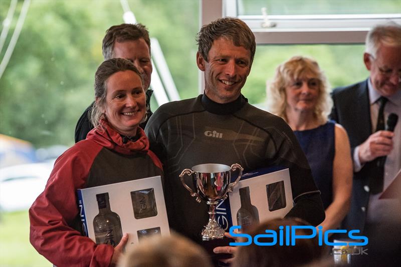 Andy and Sue Flitcroft win the Graduate Northerns at Bassenthwaite photo copyright Richard Craig / www.SailPics.co.uk taken at Bassenthwaite Sailing Club and featuring the Graduate class