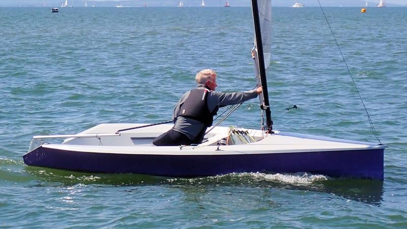 Ian Little finished 6th overall at the Hadron H2 Solent Trophy 2022 at Warsash photo copyright Keith Callaghan taken at Warsash Sailing Club and featuring the Hadron H2 class