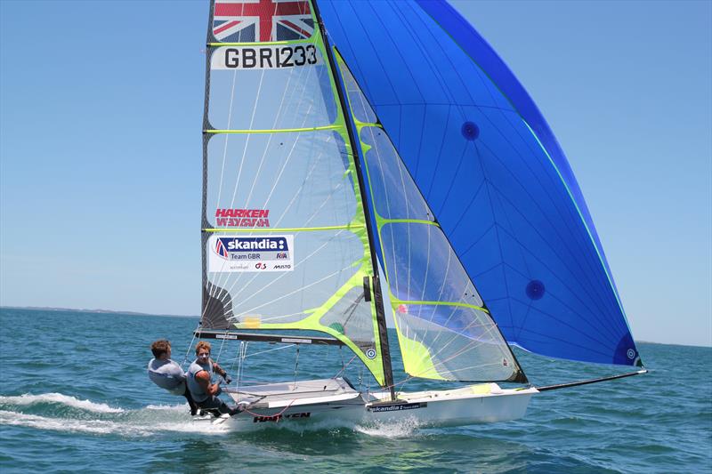British Sailing Team members Ed Powys and Dave Evans photo copyright Harken taken at  and featuring the  class