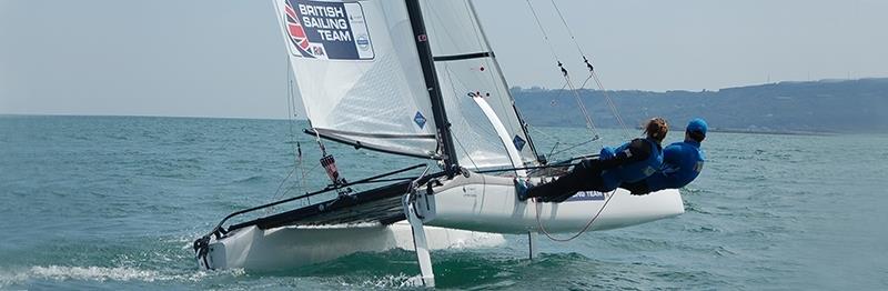 Harken announce sponsorship for Lucy Macgregor and Andrew Walsh's Olympic Campaign to Rio photo copyright Harken taken at  and featuring the  class