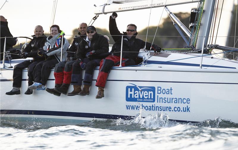 Haven Knox-Johnston staff competing in the Round the Island Race - photo © Paul Wyeth