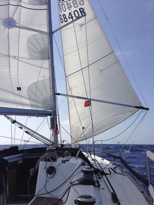 Sailing to the canaries on Lancelot II photo copyright Prue Nash taken at  and featuring the  class