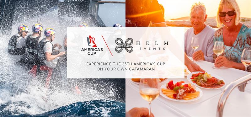 Experience the 35th America's Cup on your own catamaran with Helm Events - photo © Helm Events