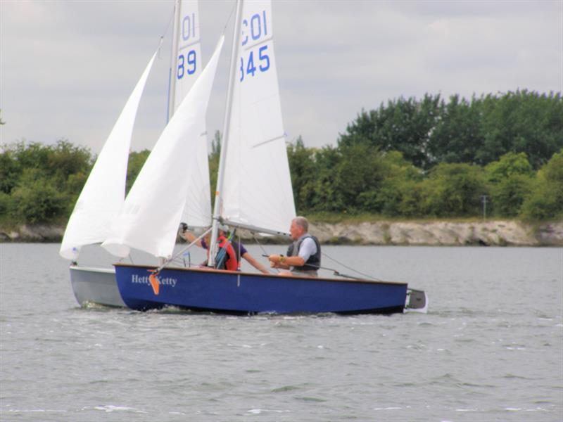 Heron Nationals at Welton photo copyright Steve Chilton taken at Welton Sailing Club and featuring the Heron class