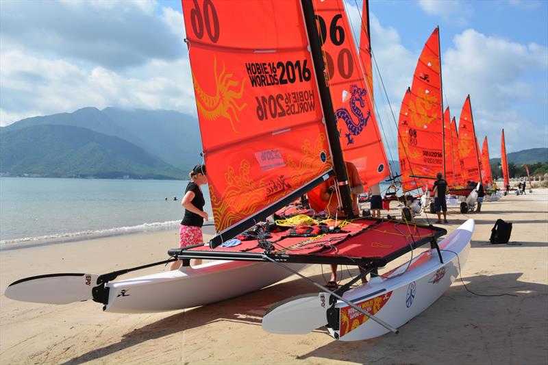 Hobie 16 World Masters Championship 2016 photo copyright Hobie Cat Australasia Media taken at  and featuring the Hobie 16 class