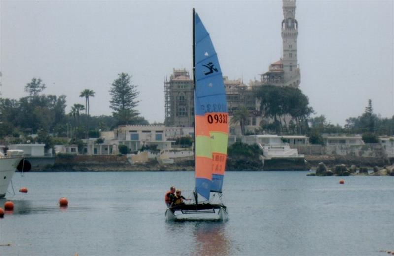 Hobie at Montaza photo copyright Liz Potter taken at  and featuring the Hobie 16 class