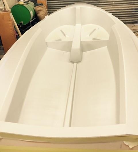 The new Hornet deck mould plug photo copyright SP Boats taken at  and featuring the Hornet class