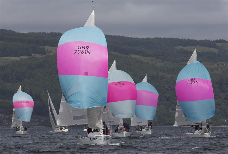 Silvers Marine Scottish Series day 3 photo copyright Marc Turner / PFM Pictures taken at Clyde Cruising Club and featuring the 707 class
