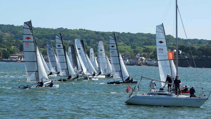 Hurricanes at Starcross photo copyright Heather Davies taken at Starcross Yacht Club and featuring the Hurricane 5.9 SX class