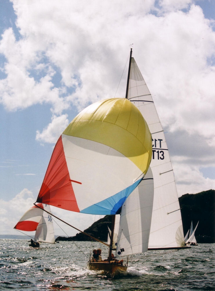 The Hydes Team Troy sailing in Fowey photo copyright Hyde Sails taken at  and featuring the  class