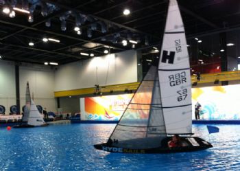 Hyde Sails Illusions in the Royal Thames match racing event
