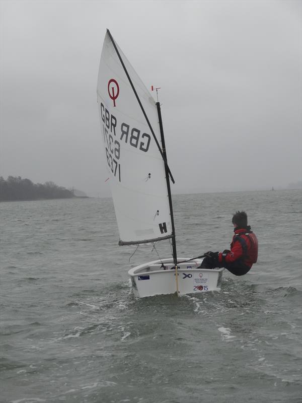 Hyde Sails Optimist sail testing photo copyright Andrew Taylor taken at  and featuring the  class