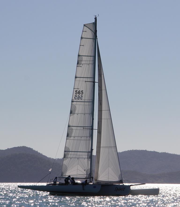 The Formula 40 multihull 'Spirit' competes at Airlie Beach Race Week with a new set of Hyde Sails photo copyright Hyde Sails Australia taken at Whitsunday Sailing Club and featuring the  class