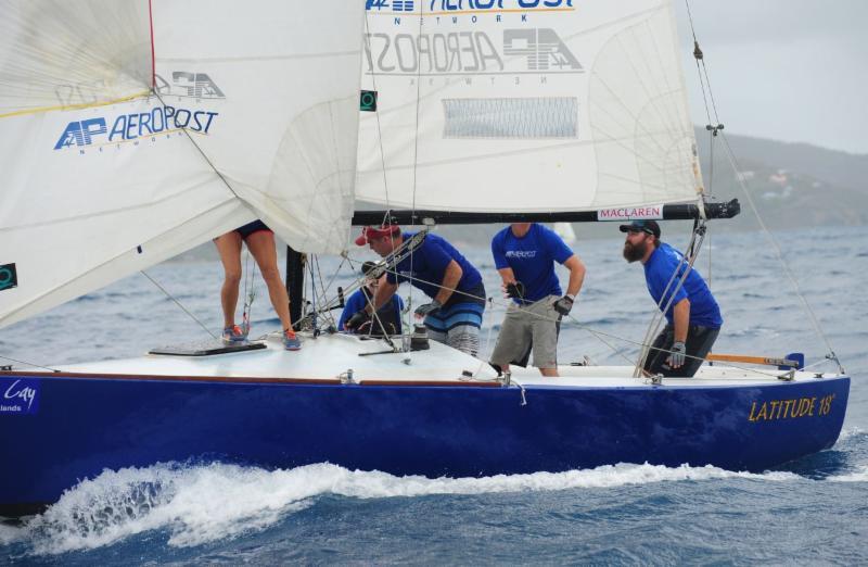 Colin Rathbun's IC 24, Aeropost on day 1 of the Racing BVI Spring Regatta photo copyright Todd VanSickle taken at Royal BVI Yacht Club and featuring the IC24 class