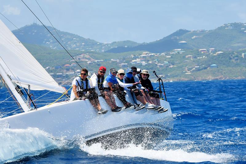 Racecourse action at the St. Thomas Yacht Club's annual St. Thomas International Regatta photo copyright STIR/Dean Barnes taken at St. Thomas Yacht Club and featuring the IC24 class