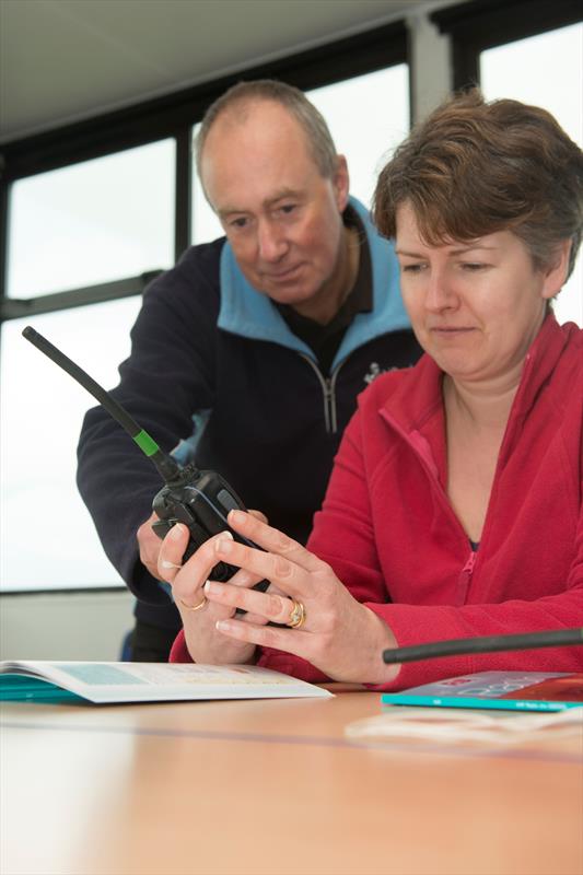 VHF/SRC training photo copyright ICOM UK taken at  and featuring the  class