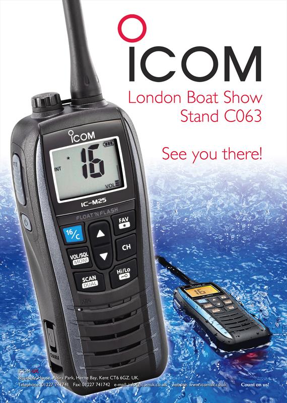 Visit ICOM on stand C062 at the London Boat Show 2017 photo copyright ICOM UK taken at  and featuring the  class