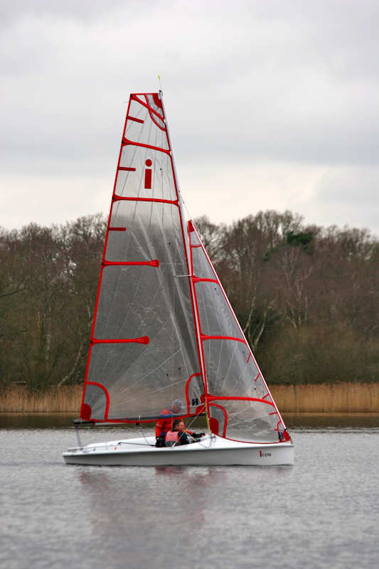 The Frensham Frenzy photo copyright David Hutley taken at Frensham Pond Sailing Club and featuring the Icon class