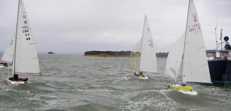 Illusion Inter Club Team Racing at Bembridge photo copyright Mike Samuelson taken at Bembridge Sailing Club and featuring the Illusion class