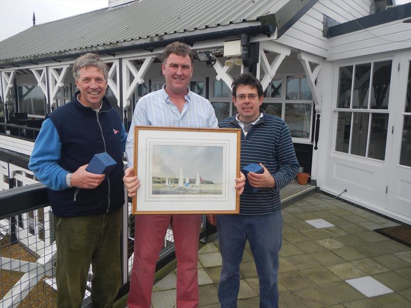Mark Downer wins the Bembridge Illusion Icebreaker photo copyright Mike Samuelson taken at Bembridge Sailing Club and featuring the Illusion class