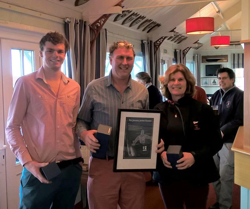 Piers January Jacket winners for Illusion class at Bembridge  photo copyright James Row taken at Bembridge Sailing Club and featuring the Illusion class