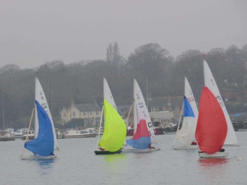 No wind for the Illusion Christmas Cracker Trophy at Bembridge - photo © Mike Samuelson