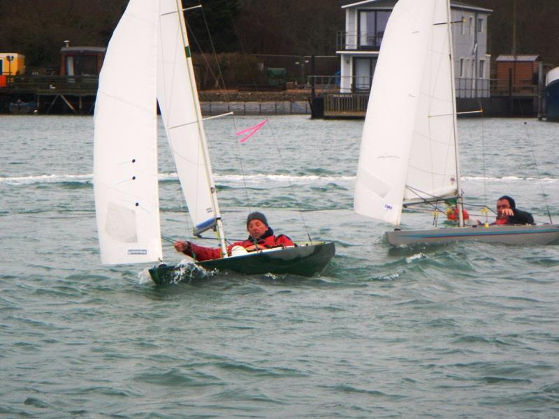 Illusion Match Racing at Bembridge photo copyright Mike Samuelson taken at Bembridge Sailing Club and featuring the Illusion class