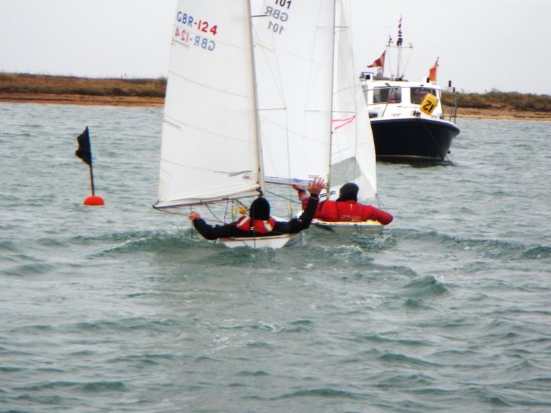 Illusion Match Racing at Bembridge photo copyright Mike Samuelson taken at Bembridge Sailing Club and featuring the Illusion class