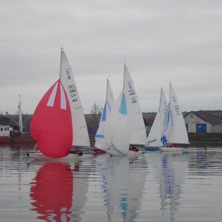 Light winds for the Illusions at Bembridge photo copyright Alexid Dogilewski taken at Bembridge Sailing Club and featuring the Illusion class