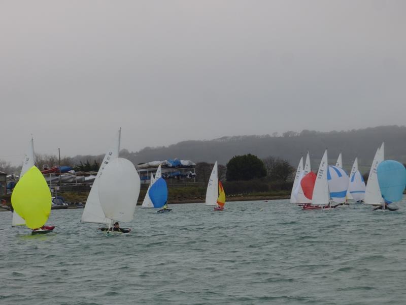 Bembridge Illusion Christmas Cracker 2017 photo copyright Mike Samuelson taken at Bembridge Sailing Club and featuring the Illusion class