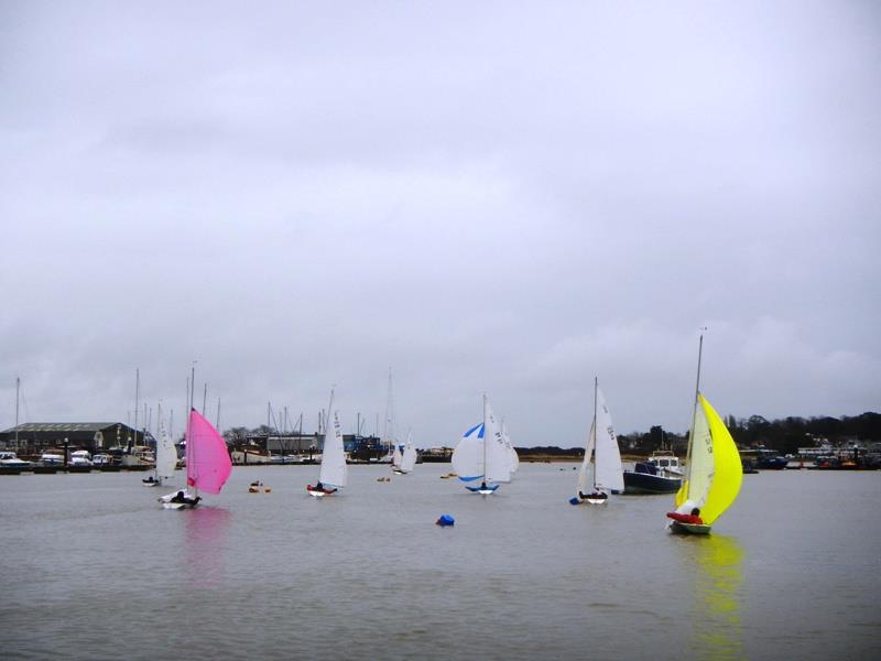 Bembridge Illusion New Year's Day Race photo copyright Mike Samuelson taken at Bembridge Sailing Club and featuring the Illusion class