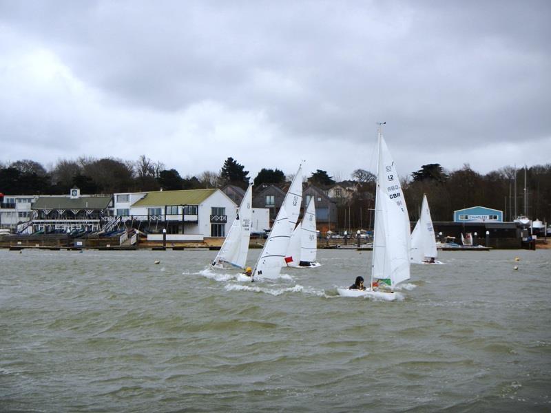 The 'Mini Beast from the East' strikes the Illusion Nationals at Bembridge photo copyright Mike Samuelson taken at Bembridge Sailing Club and featuring the Illusion class