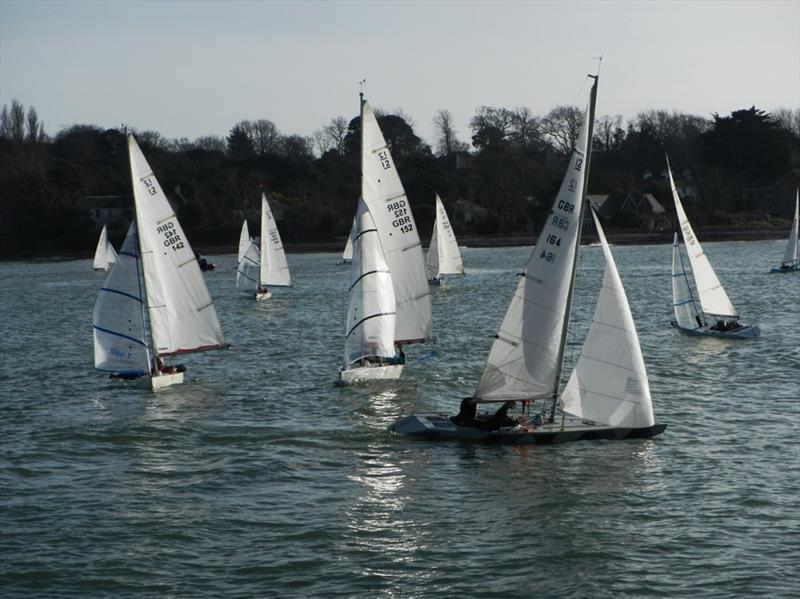 Bembridge Illusion second 2023/24 Team Racing event - racing at last - photo © Mike Samuelson