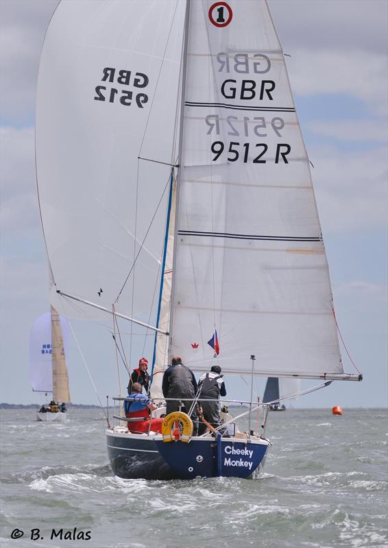 2015 Impala 28 nationals at Cowes photo copyright Bertrand Malas taken at Cowes Corinthian Yacht Club and featuring the Impala 28 class