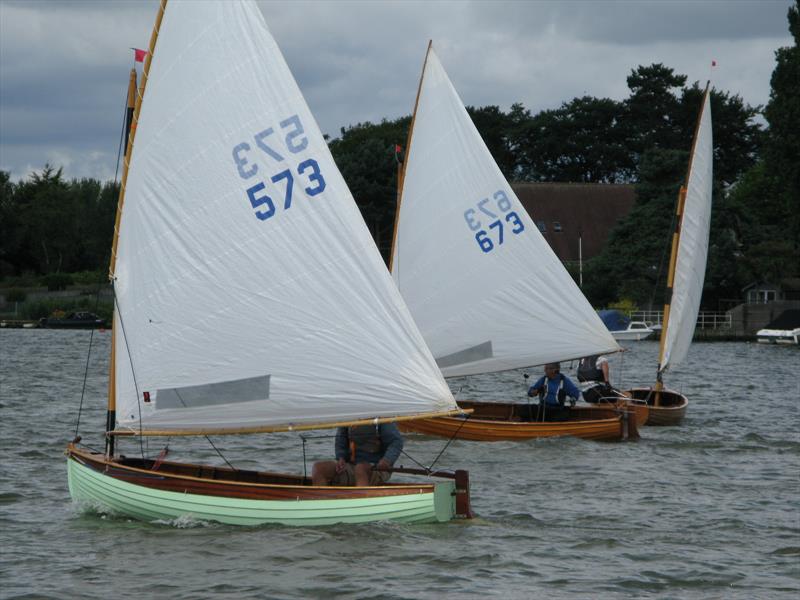 International 12 Footers at Oulton Broad photo copyright WOBYC taken at Waveney & Oulton Broad Yacht Club and featuring the International 12 class