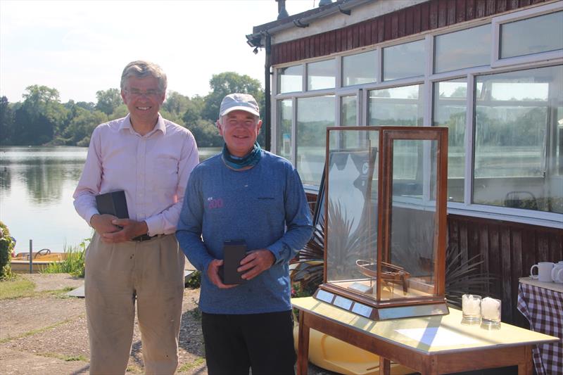 Alastair Wilson and John Watling win the Open Trophy at the Rickmansworth Sailing Club Classic International 14 Open - photo © Amy Francis