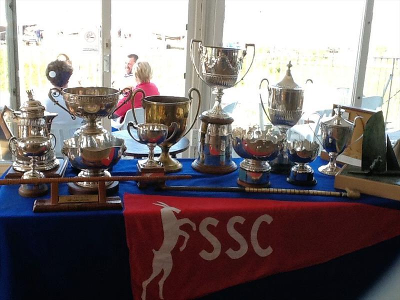 International Canoe nationals trophies photo copyright Gareth Caldwell taken at Stone Sailing Club and featuring the International Canoe class
