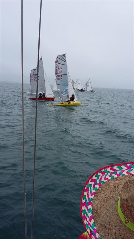 The three amigos startline team during the Castle Cove Allen Welling Trophy photo copyright Rob Smith taken at Castle Cove Sailing Club and featuring the International Canoe class