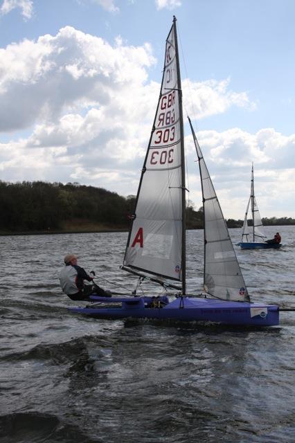 Enjoying Llangdegfedd Water in an International Canoe photo copyright Steve Clarke taken at Llandegfedd Sailing Club and featuring the International Canoe class