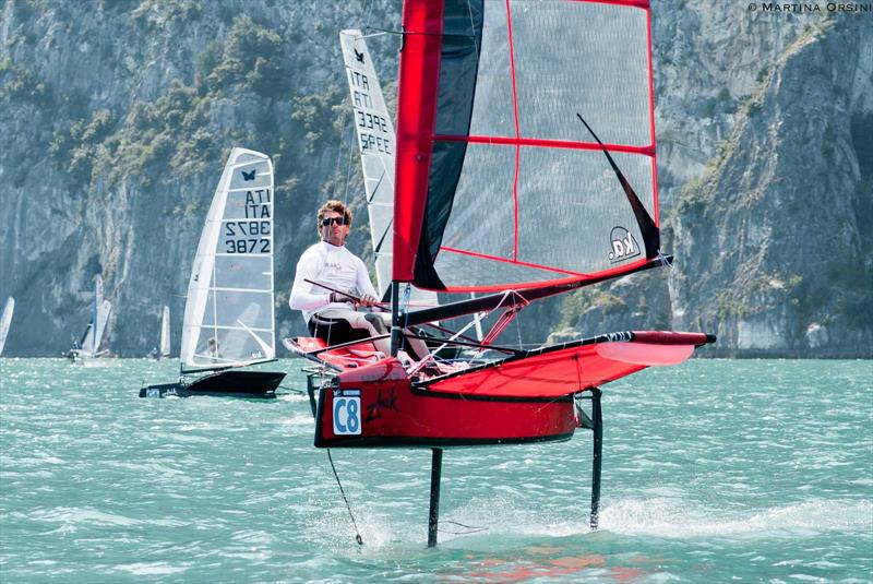 Moth foiling on Lake Garda photo copyright The Foiling Week taken at  and featuring the International Moth class