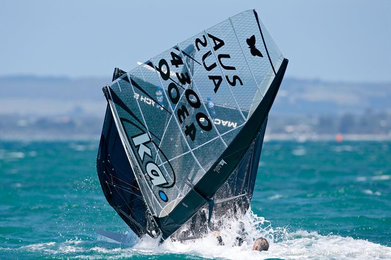 A-Mac at the 2015 McDougall   McConaghy International Moth Worlds photo copyright Th. Martinez / Sea&Co / 2015 Moth Worlds taken at Sorrento Sailing Couta Boat Club and featuring the International Moth class