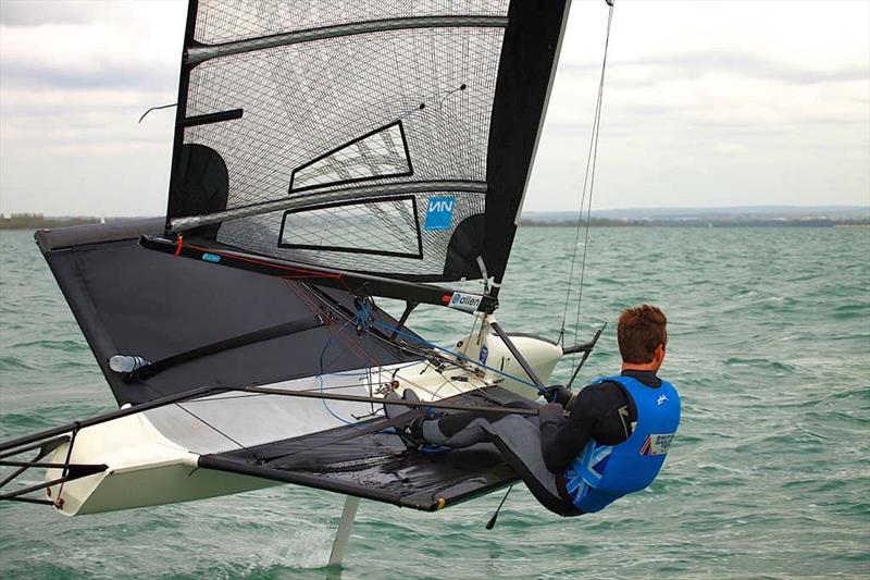 International Moth Grand Prix at Hayling photo copyright Angus Peel / Lennon Sails taken at Hayling Island Sailing Club and featuring the International Moth class
