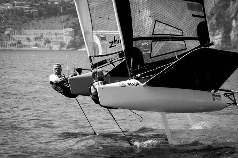 Day 3 of The Foiling Week 2015 photo copyright Martina Orsini taken at Fraglia Vela Malcesine and featuring the International Moth class