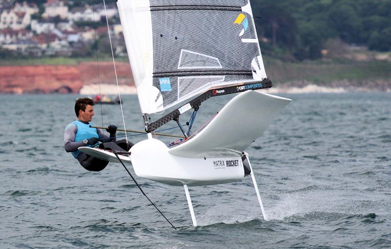 Dylan Fletcher wins the UK International Moth Nationals at Paignton photo copyright Mark Jardine / IMCA UK taken at Paignton Sailing Club and featuring the International Moth class