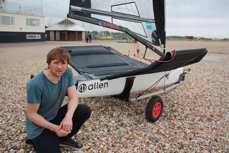 Chris Rashley is set to compete in the GJW Direct SailJuice Winter Series Round 2: The Datchet Flyer photo copyright Chris Rashley Racing taken at Stokes Bay Sailing Club and featuring the International Moth class