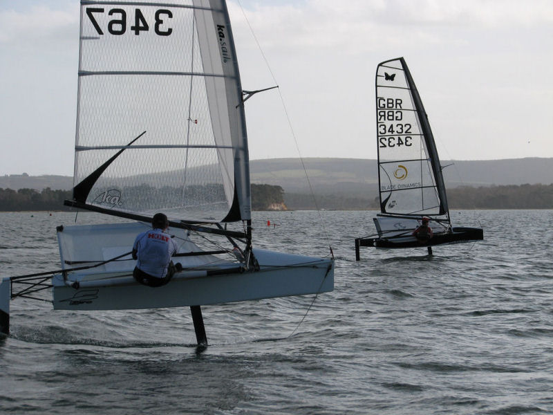 great turnout for the Parkstone International Moth open