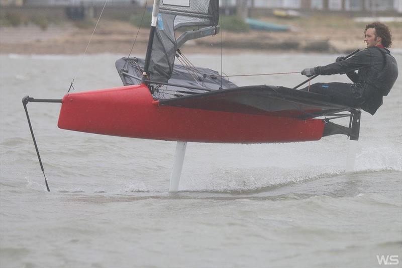 Pyefleet Week 2019 photo copyright William Stacey taken at Brightlingsea Sailing Club and featuring the International Moth class