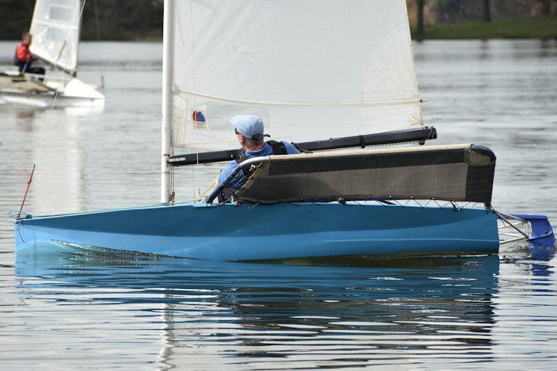 Lyndon Beasley in the Magnum 6 - Lowrider Moths at Nantwich & Border Counties SC photo copyright Dougal Henshall taken at Nantwich & Border Counties Sailing Club and featuring the International Moth class