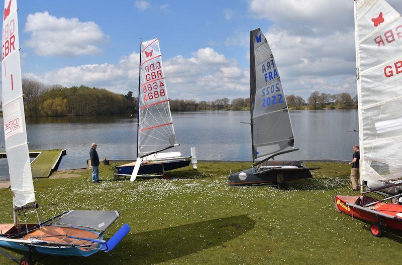 Lowrider Moths at Nantwich & Border Counties SC photo copyright Dougal Henshall taken at Nantwich & Border Counties Sailing Club and featuring the International Moth class