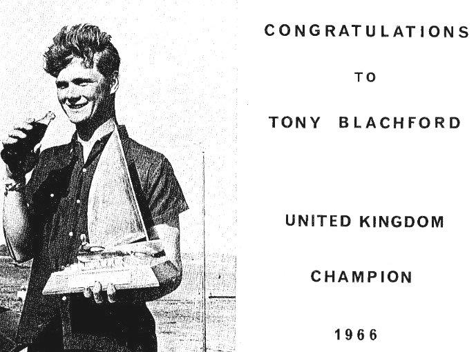 In 1966 a young Tony Blachford took his first full adult National Championship title in the Moth class - photo © Blachford Family